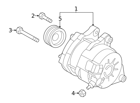 Alternator for 2016 Scion iA #1