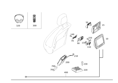 Rear Entertainment for 2006 Mercedes-Benz R500 #0