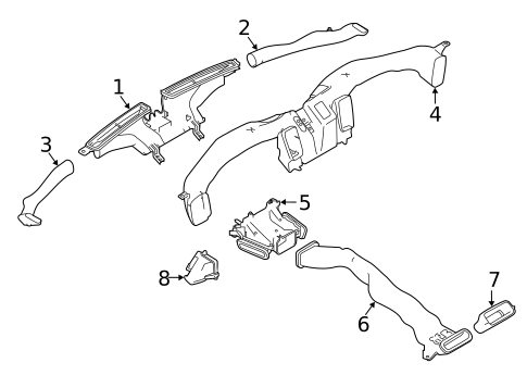 Ducts for 2019 INFINITI Q50 #0