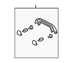 GAL169470C75 - Body: Grip Handle for Mazda: 2, 3, 6, CX-3, CX-5, CX-7, CX-9 Image