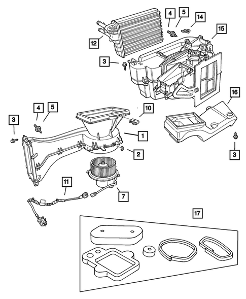 Air Conditioner and Heater Units for 2002 Dodge Neon #1