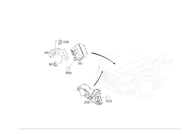 2105402181 - Electrical System: Coupling, Mechanical for Mercedes-Benz Image image