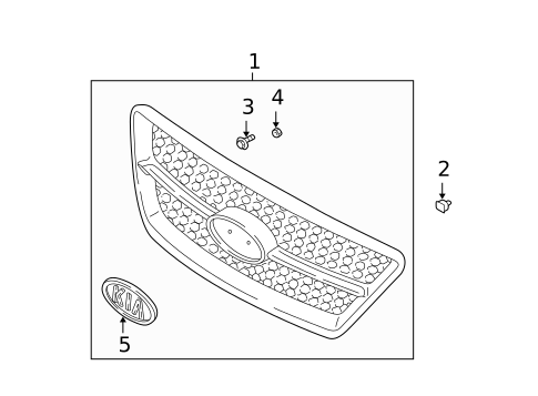 Grille & Components for 2009 Kia Sorento #0