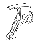 4646TM8A90ZZ - Body: Quarter Panel for Honda: Insight Image