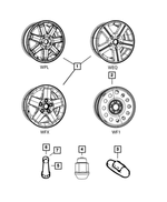 1DY98SZ0AA - Wheels: Aluminum Wheel for Jeep: Commander Image