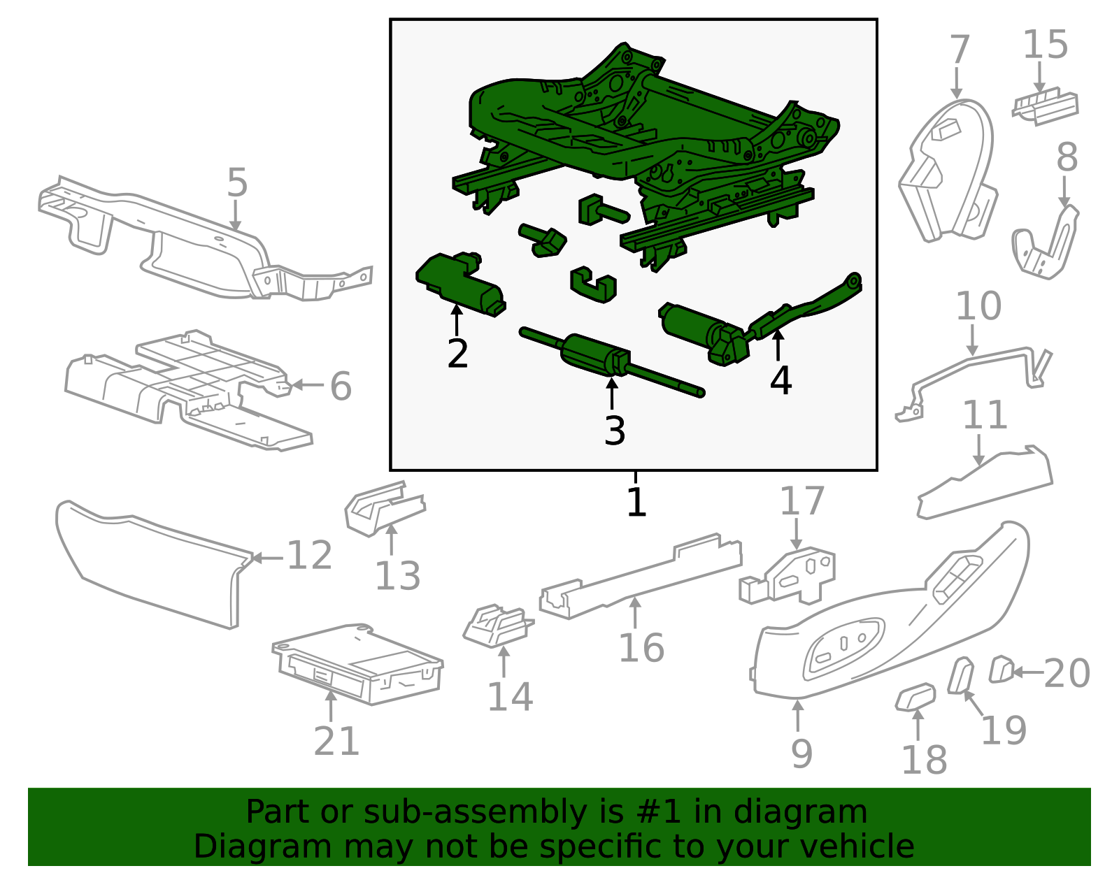 Buy Genuine GM Auto Parts - Frame (Part # 13511636) | GM Parts Store