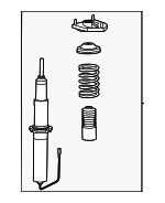 98133303596 - Suspension: Strut Assembly for Porsche: 718 Cayman, 718 Spyder, Cayman Image