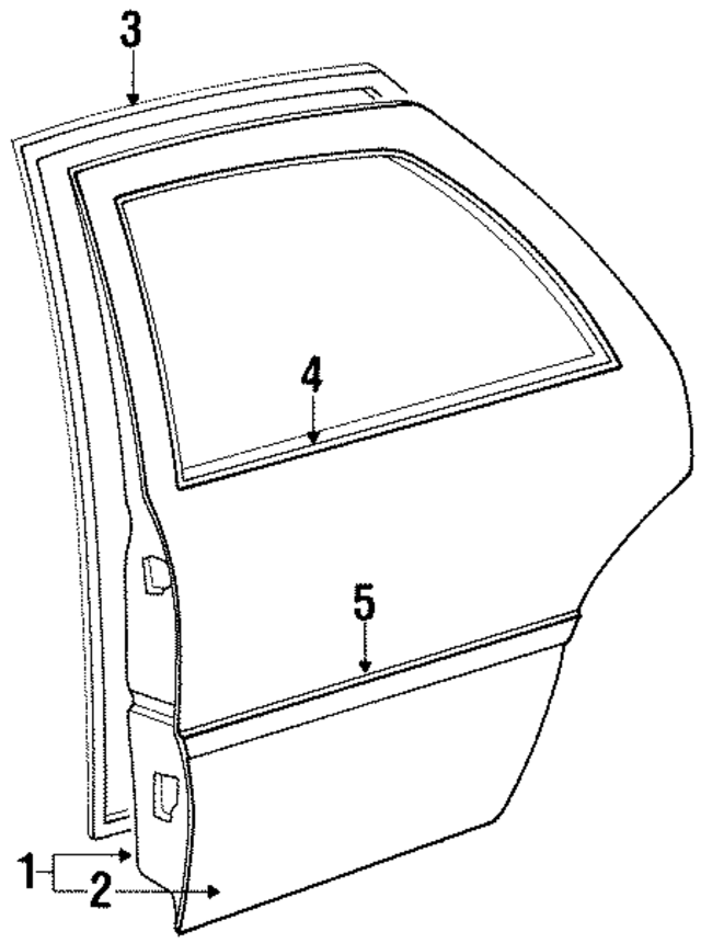 6700412620 - : Door Shell for Toyota Image