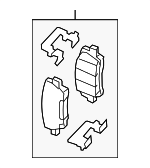 85115097 - : Disc Brake Pad Set for Chevrolet: Camaro Image