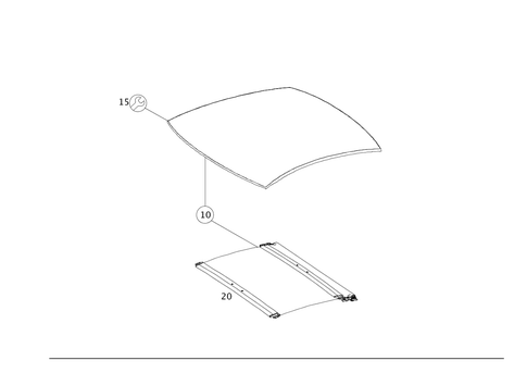 Panoramic Roof for 2018 Mercedes-Benz AMG GT S #0