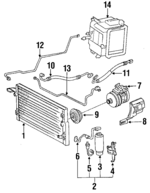 8846035080 - HVAC: Condenser for Toyota: 4Runner Image
