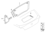 54347117748 - : Wind Deflector, Right for BMW Image