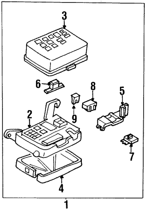 Electrical Components for 2002 Honda Passport #0