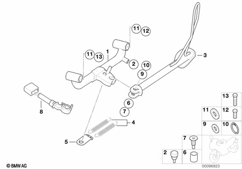 Side Stand for 2004 BMW-Motorrad F 650 CS #0