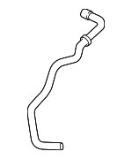 8J0121109A - Cooling System: Reservoir Hose for Audi: TT, TT Quattro, TTS Quattro Image