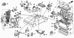 32122SM4003 - Electrical/Exhaust/Heater/Fuel: BRACKET B, FUSE BOX for Honda Image