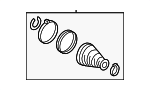 4KE498201 - Suspension: Inner Boot for Audi Image