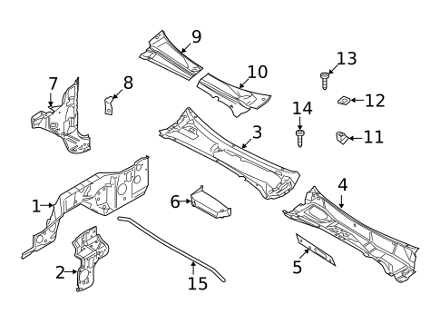 Cowl for 2009 Ford F-250 Super Duty #0