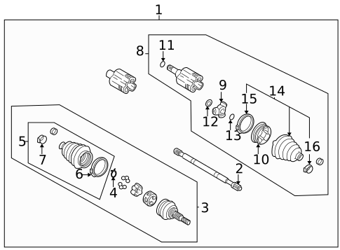 Drive Axles for 2001 Chevrolet Venture #0