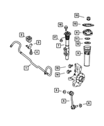 68080151AA - Front Suspension: Front Sway Bar for Mopar Image