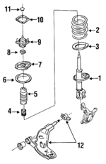 GA2B34300A - : Control Arm for Mazda: 626, MX-6 Image