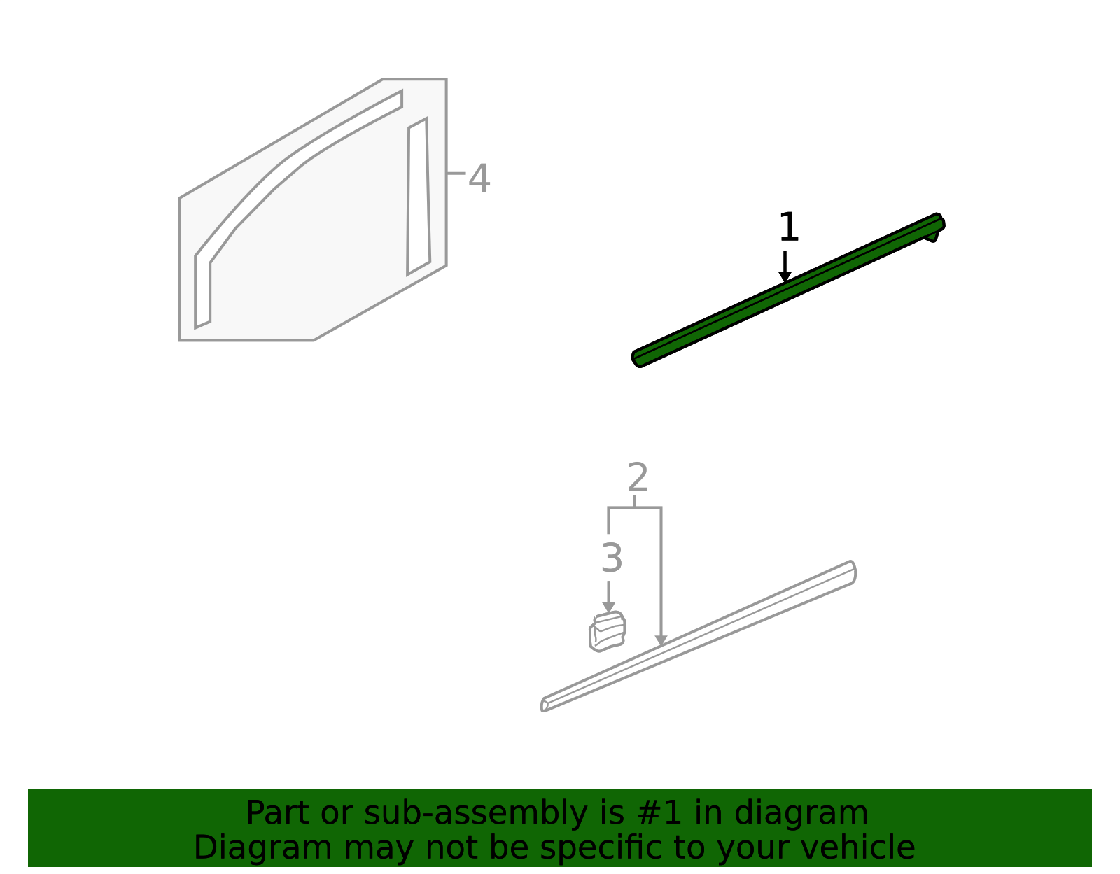 72410-SNE-A02 - 2006-2011 Honda Civic - Molding Assembly R Front Door ...