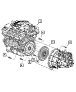 6503523 - NVG Manual Transaxle 5 Speed: Hex Head Bolt for Mopar Image