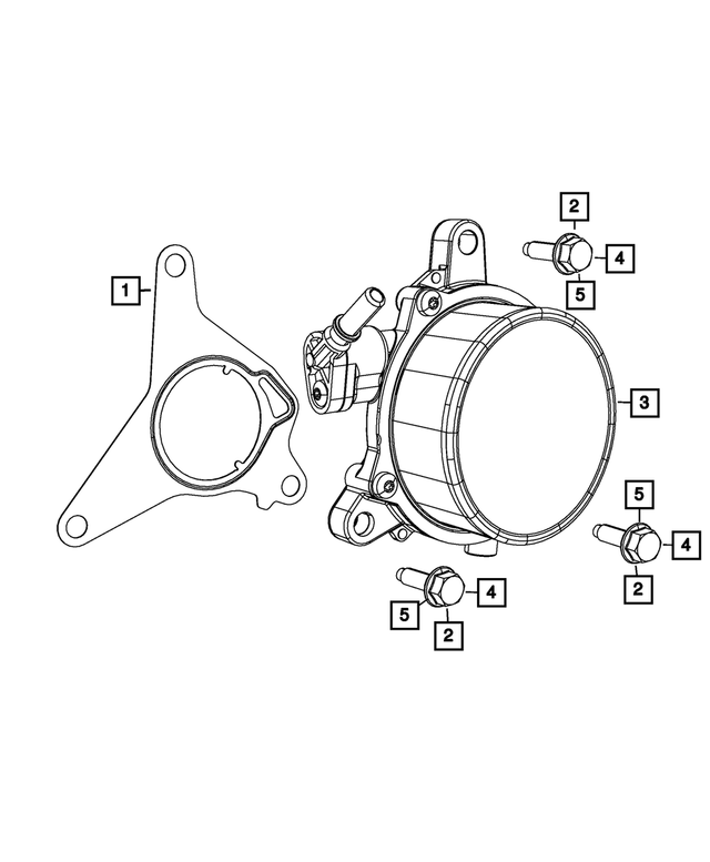 6104205AA - Brakes: Hex Flange Head Bolt for Mopar Image