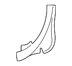 10250723 - Body: Windshield Frame for Chevrolet: Venture | Oldsmobile: Silhouette | Pontiac: Montana, Trans Sport Image