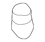 74144SE0000 - Body: Hood Bumper for Acura: CL, TL Image