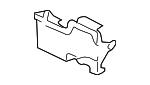 74125SDAA00 - Body: Lock Cover for Acura: TL Image