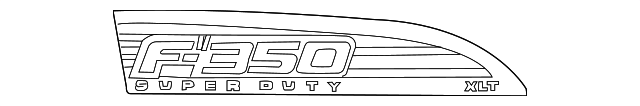 Genuine OEM Ford Part - Fender Emblem CC3Z-16720-EC | Genuine OEM Ford ...