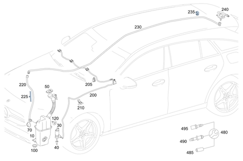 Windshield Washer for 2018 Mercedes-Benz CLA 250 #0