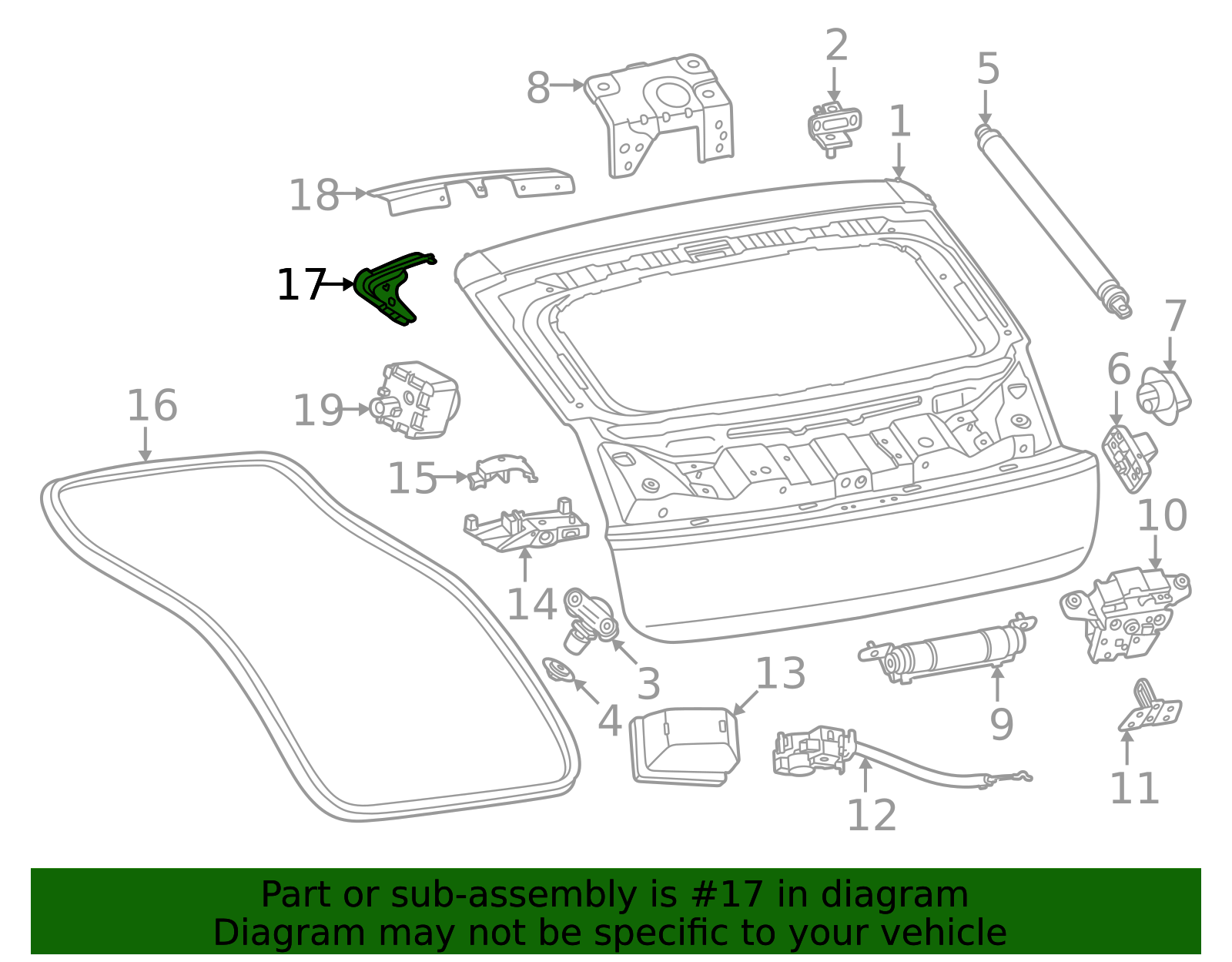 2024-2025 Porsche Macan Lift-Gate Seal 95C-827-459-C-OK1 | OEM