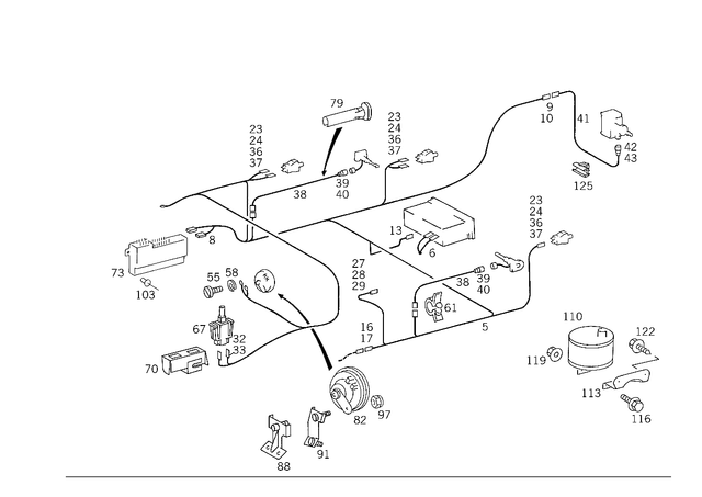65458128 - Electrical System: Coupling, Mechanical for Mercedes-Benz Image image