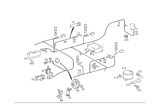 Antitheft Alarm System for 1989 Mercedes-Benz 300TE #2