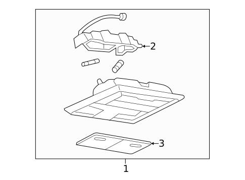 Overhead Console for 2005 Mercury Montego #0