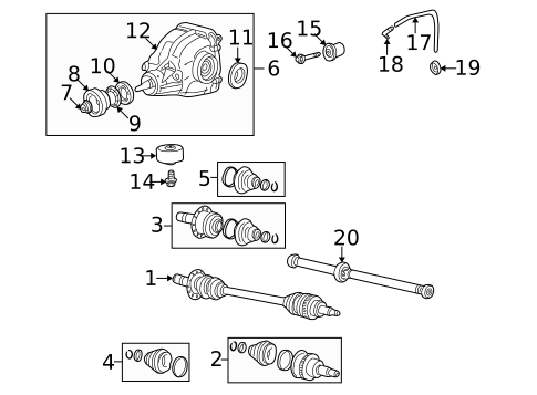 Axle & Differential for 2005 Jaguar X-Type #0