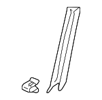 4902334 - Body: Windshield Pillar Trim for Saab: 9-3, 900 Image