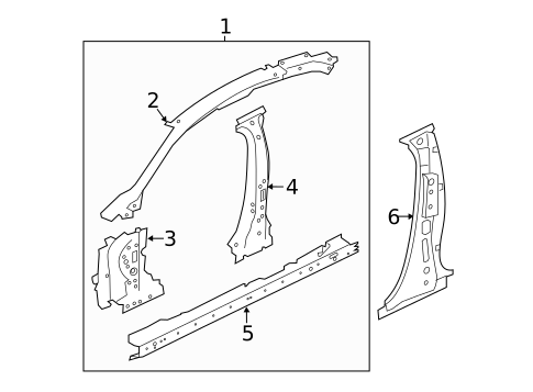 Hinge Pillar for 2019 Jaguar XE #0