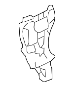 4666SEAG00ZZ - Body: Inner Pillar for Acura Image