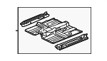 65100SEAG01ZZ - Body: Floor Pan Assembly for Acura Image