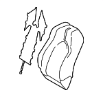 7107406Y00B1 - Body: Seat Back Cover for Toyota Image image