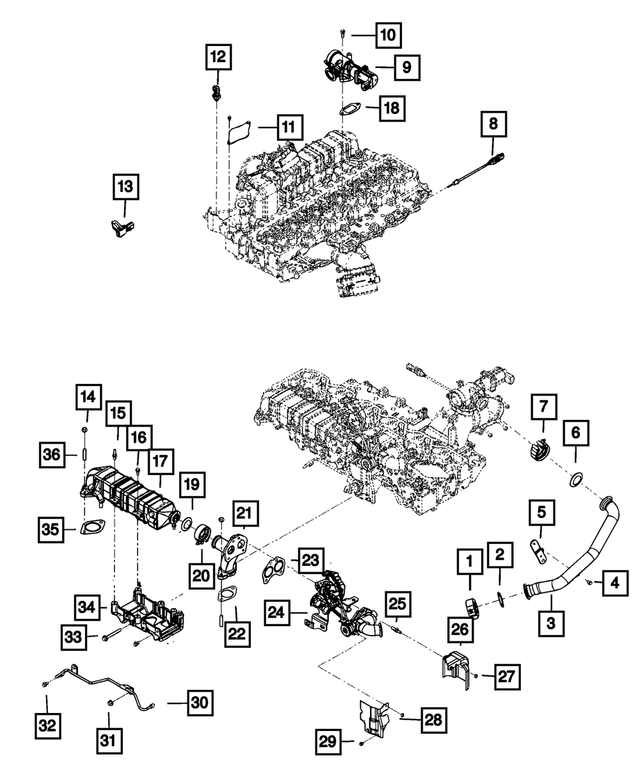 4762048 - Emission Systems: Hex Flange Head Screw for Mopar Image