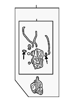 72150S5AA11 - : Lock Assembly for Honda: Civic Image