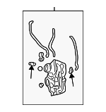 72110S5AA01 - Body: Lock Assembly for Honda: Civic Image