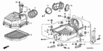 17217RNAA00 - Electrical/Exhaust/Heater/Fuel: CLIP, AIR CLEANER for Honda Image