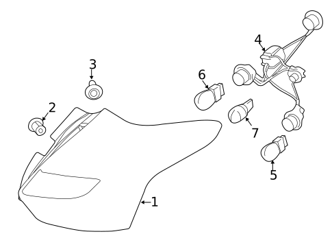 Tail Lamps for 2017 Ford Focus #0