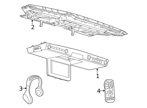 Entertainment System Components for 2009 Ford Taurus X #0