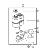 5179926AB - Brakes: Brake Master Cylinder for Mopar Image